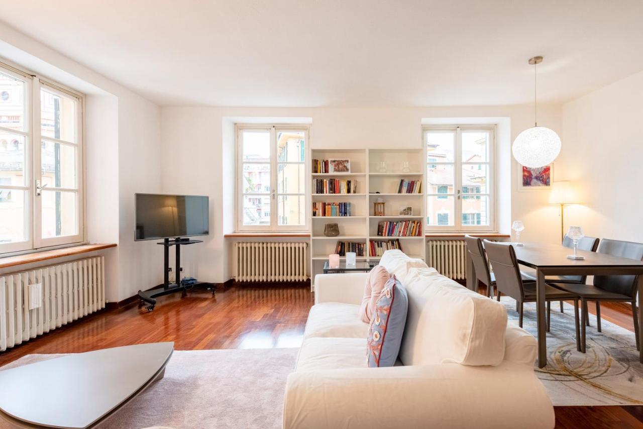 Cavour 9 Apartment 2B 2B 100Mq With Private Garage, In Center Of Rapallo, Wifi, Air Conditioned Buitenkant foto